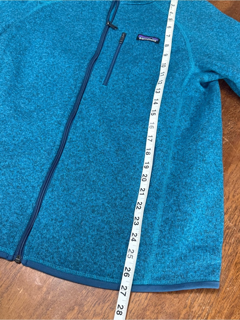 Patagonia Men’s Better Sweater Full Zip Fleece Jacket Blue Size Small 25527 - Picture 4 of 7